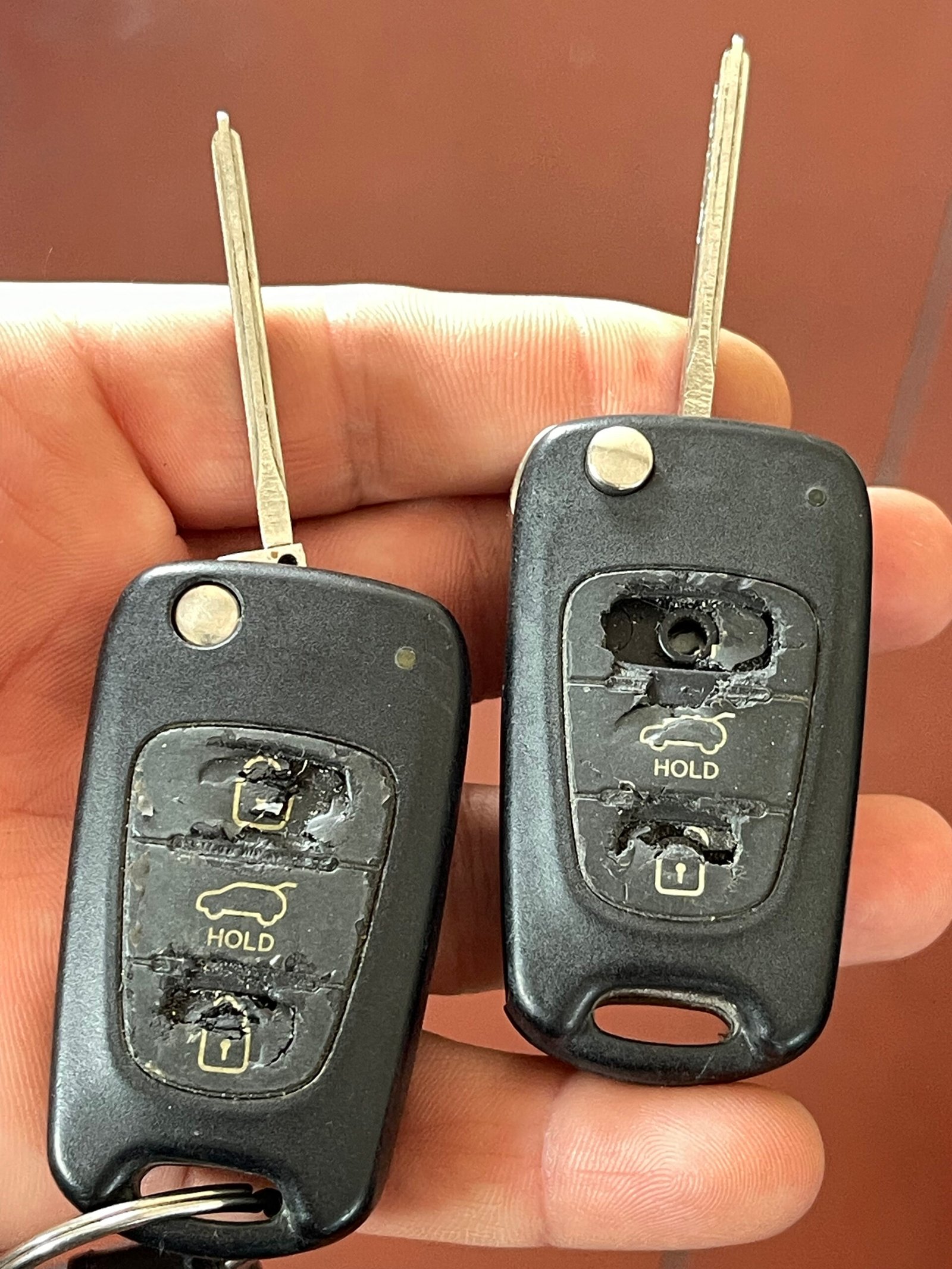 Sostituzione guscio chiave auto